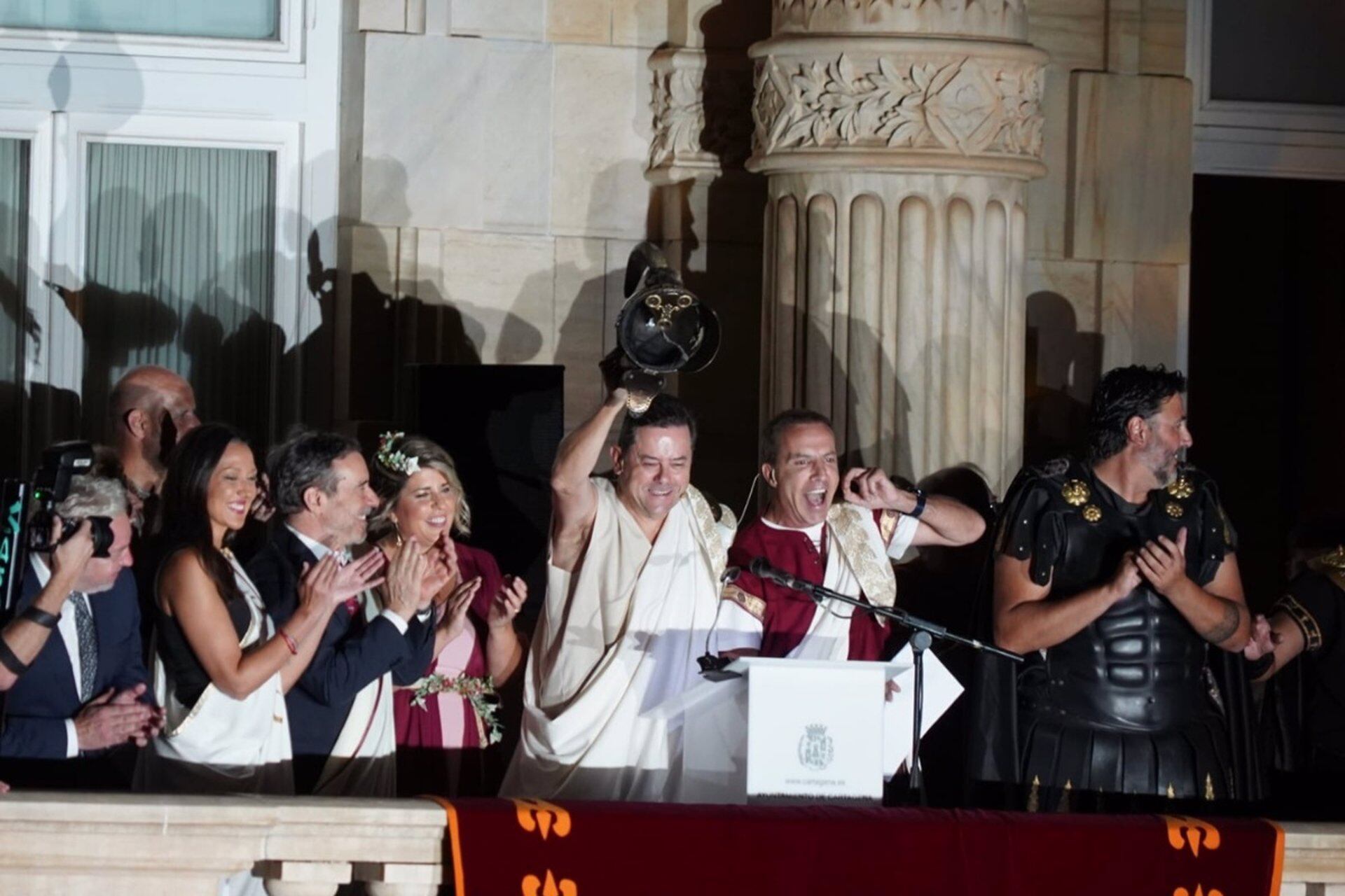 Tomás Roncero y Cristóbal Soria protagonizan en Cartagena el pregón de Carthagineses y Romanos