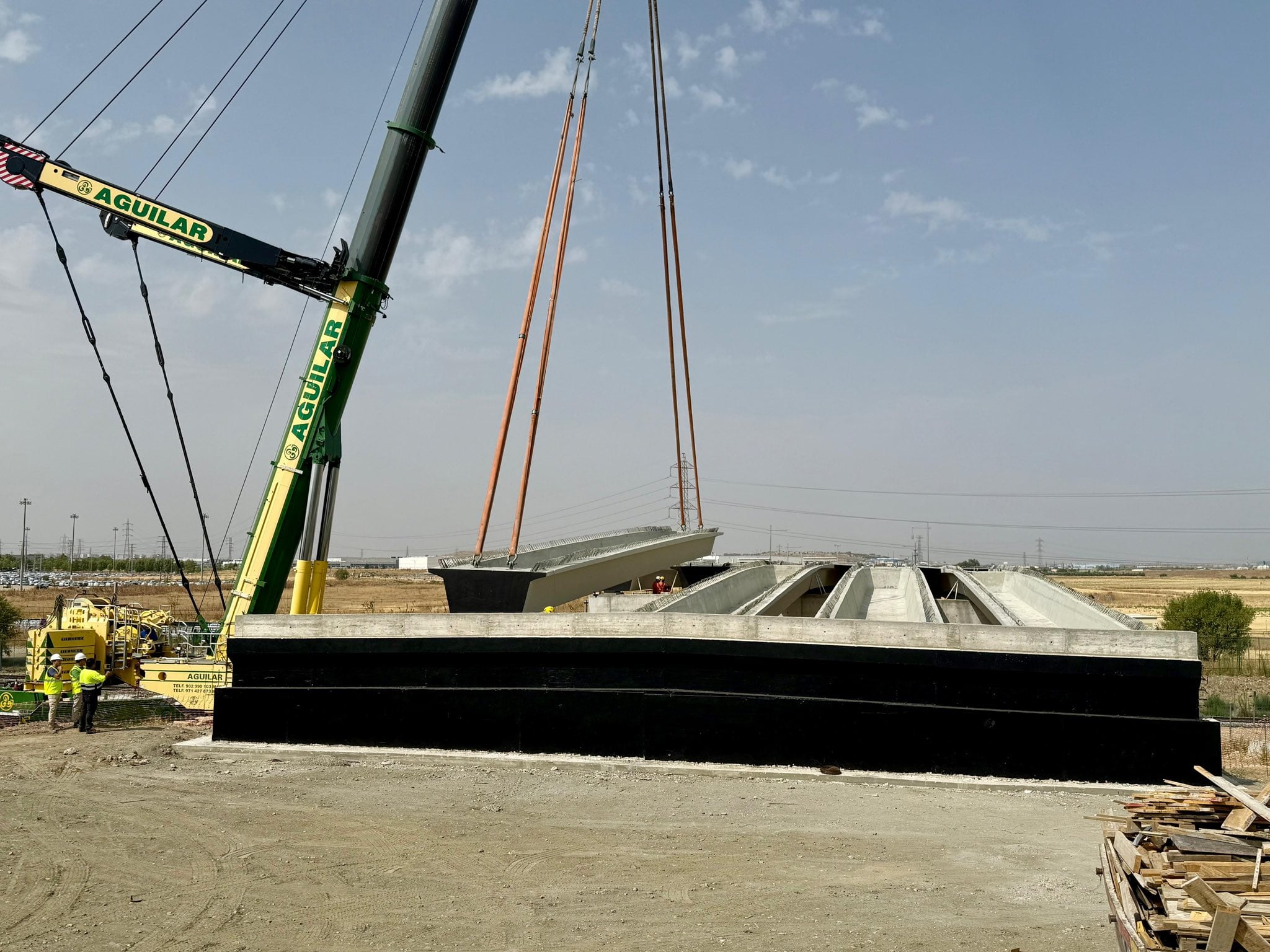 Obras durante el pasado fin de semana