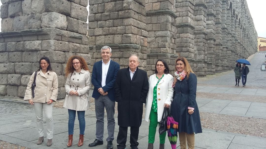 Luis Garicano, candidato a las elecciones europeas por C´s, visita Segovia para apoyar a los candidatos de la provincia