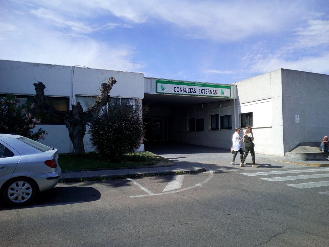 Acceso a consultas del hospital Don Benito-Villanueva de la Serena