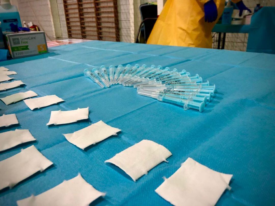 Vacunas en Algeciras.