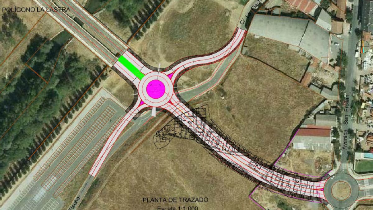 León retoma la nueva conexión hacia Puente Castro desde La Lastra abocando a los restos romanos de Ad Legionem a permanecer tapados