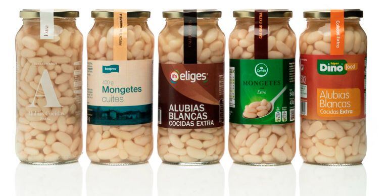 Es van retirar del mercat milers de pots de mongetes distribuïdes per aquestes cinc marques 