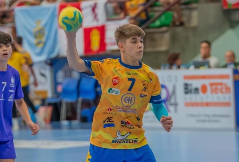 El infantil del Villa de Aranda, Miguel Blanco