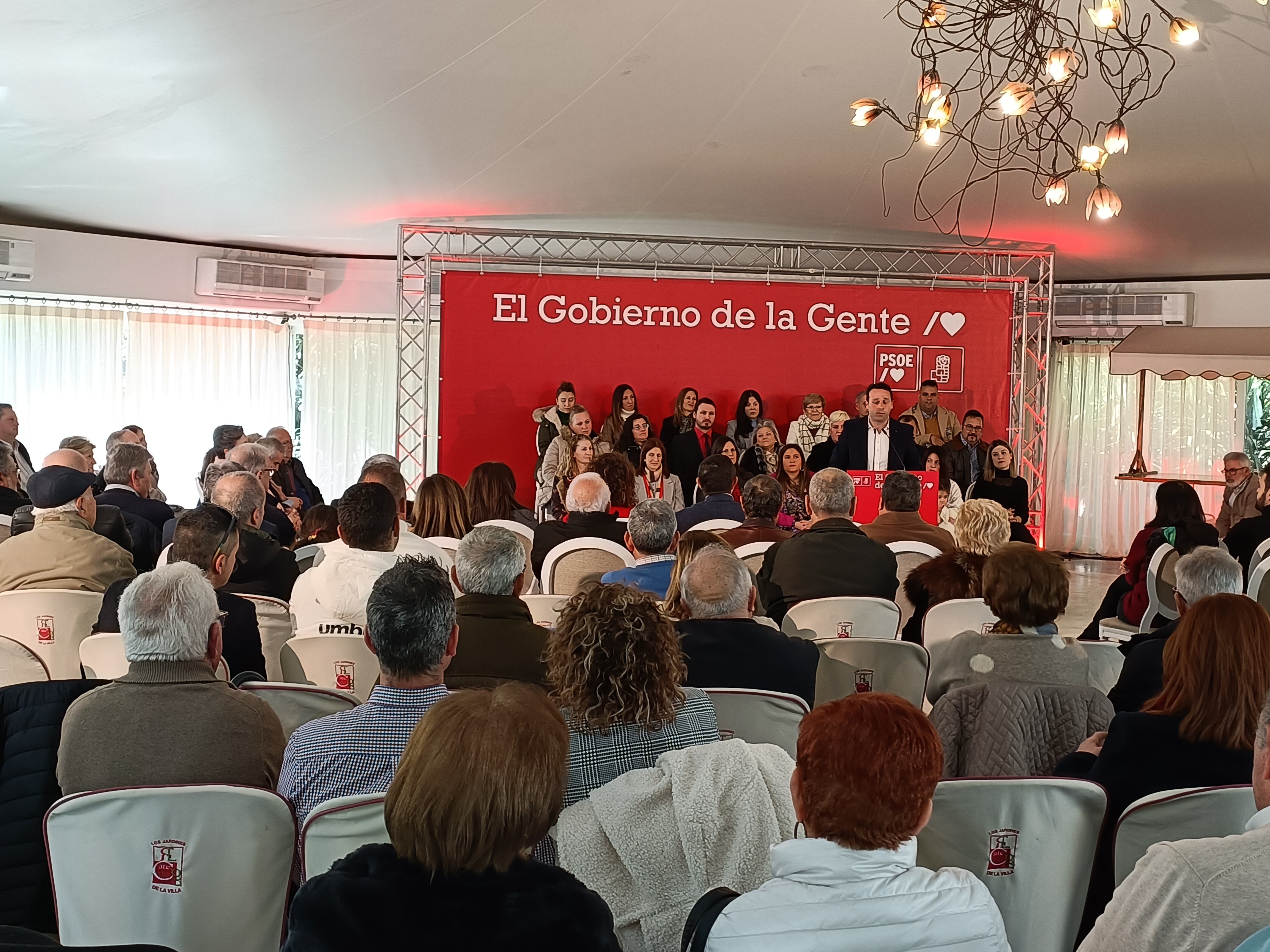 Acto de presentación de la candidatura del PSOE de Linares para las elecciones municipales de 2023