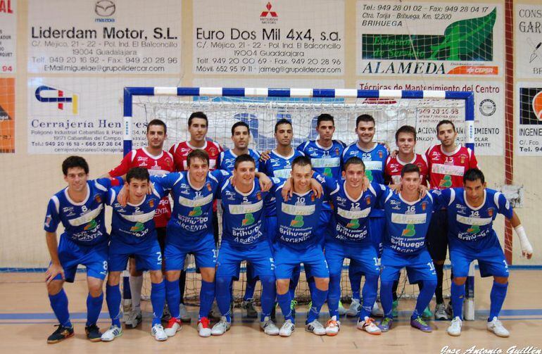 Primera plantilla del Brihuega.