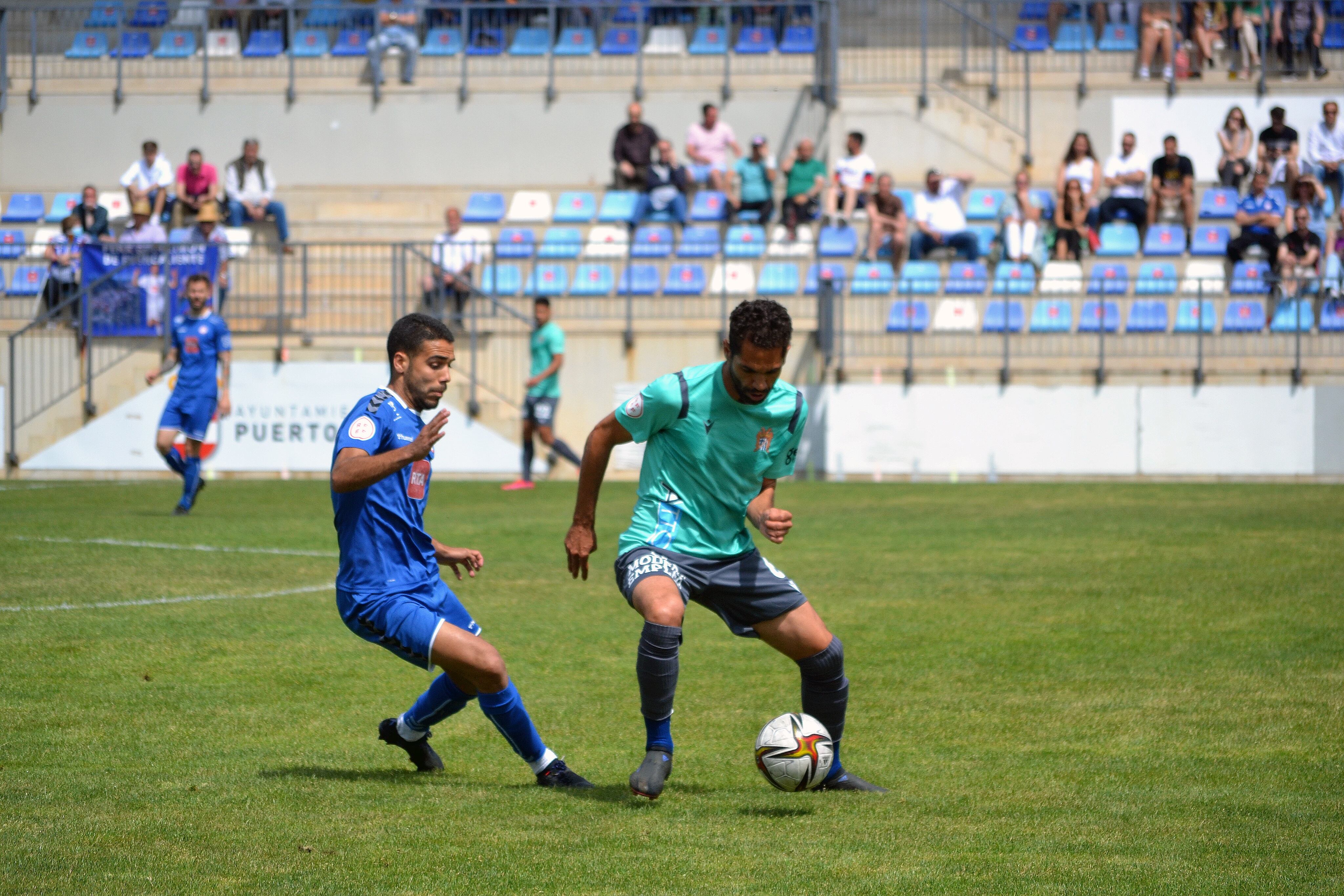 Quim Araujo durante el partido ante Puertollano