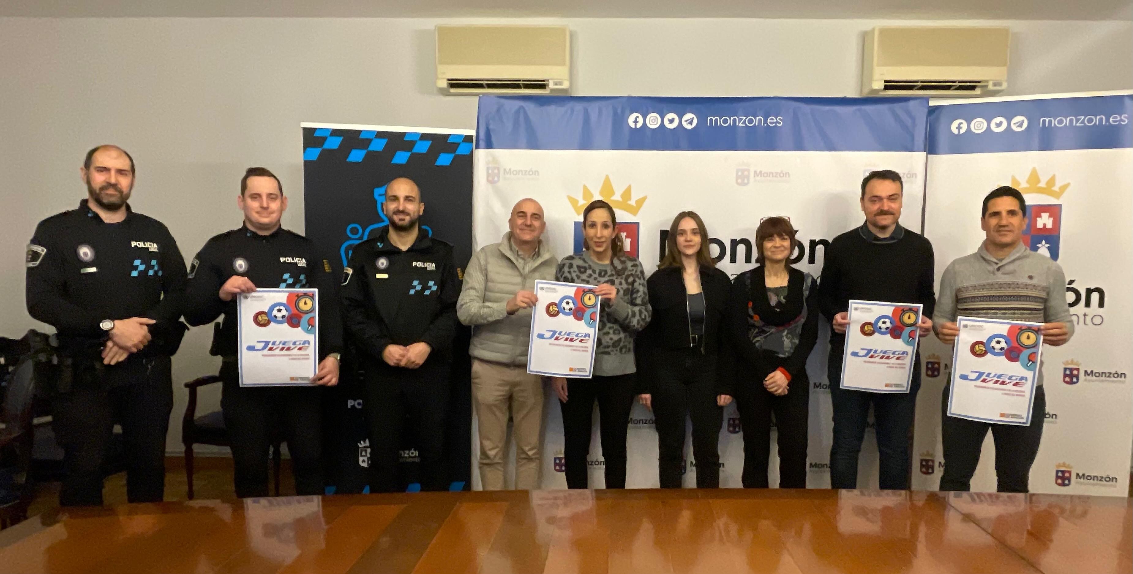 Presentación del programa “Juega, Vive”. Foto: Ayuntamiento de Monzón