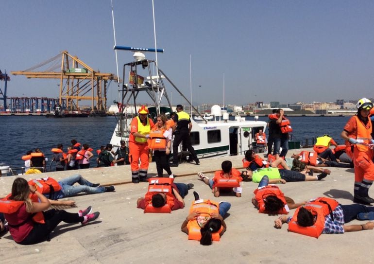 Supuestos heridos del accidente aéreo en aguas de Málaga