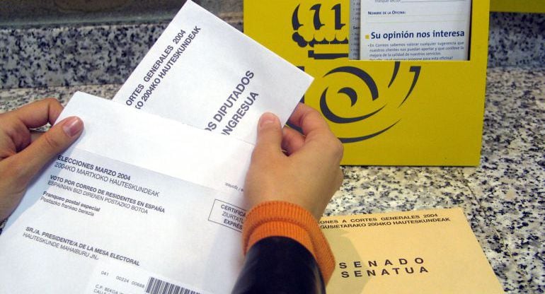 Voto por correo.