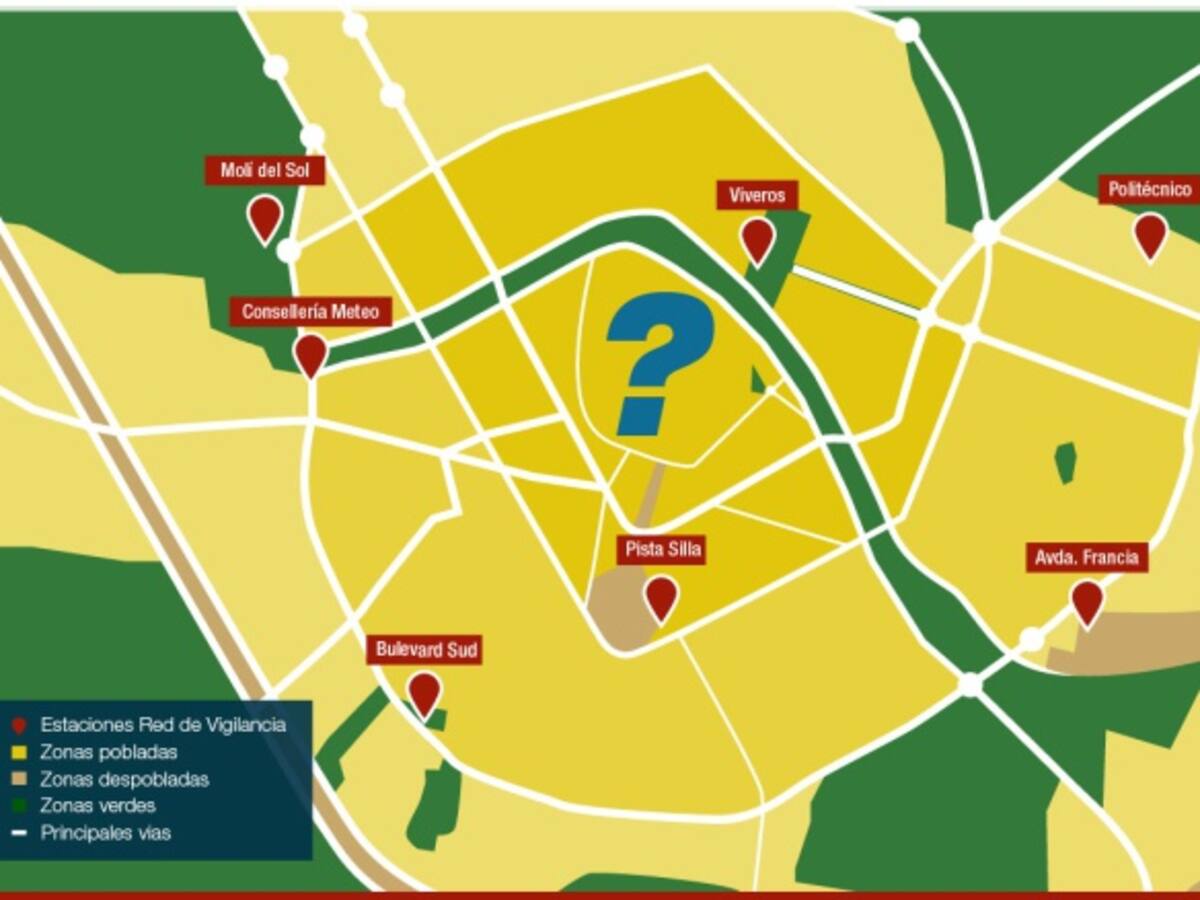 Ecologistas en Acción denuncia la inadecuada ubicación de los medidores de contaminación en Valencia