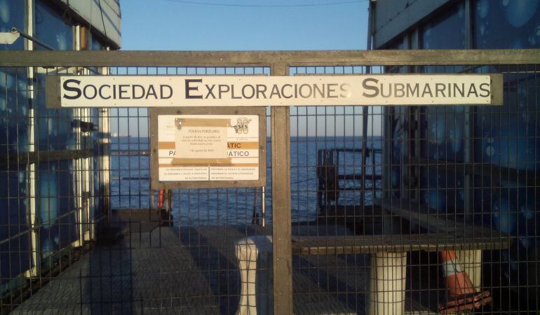 Porta d&#039;accés al centre. 