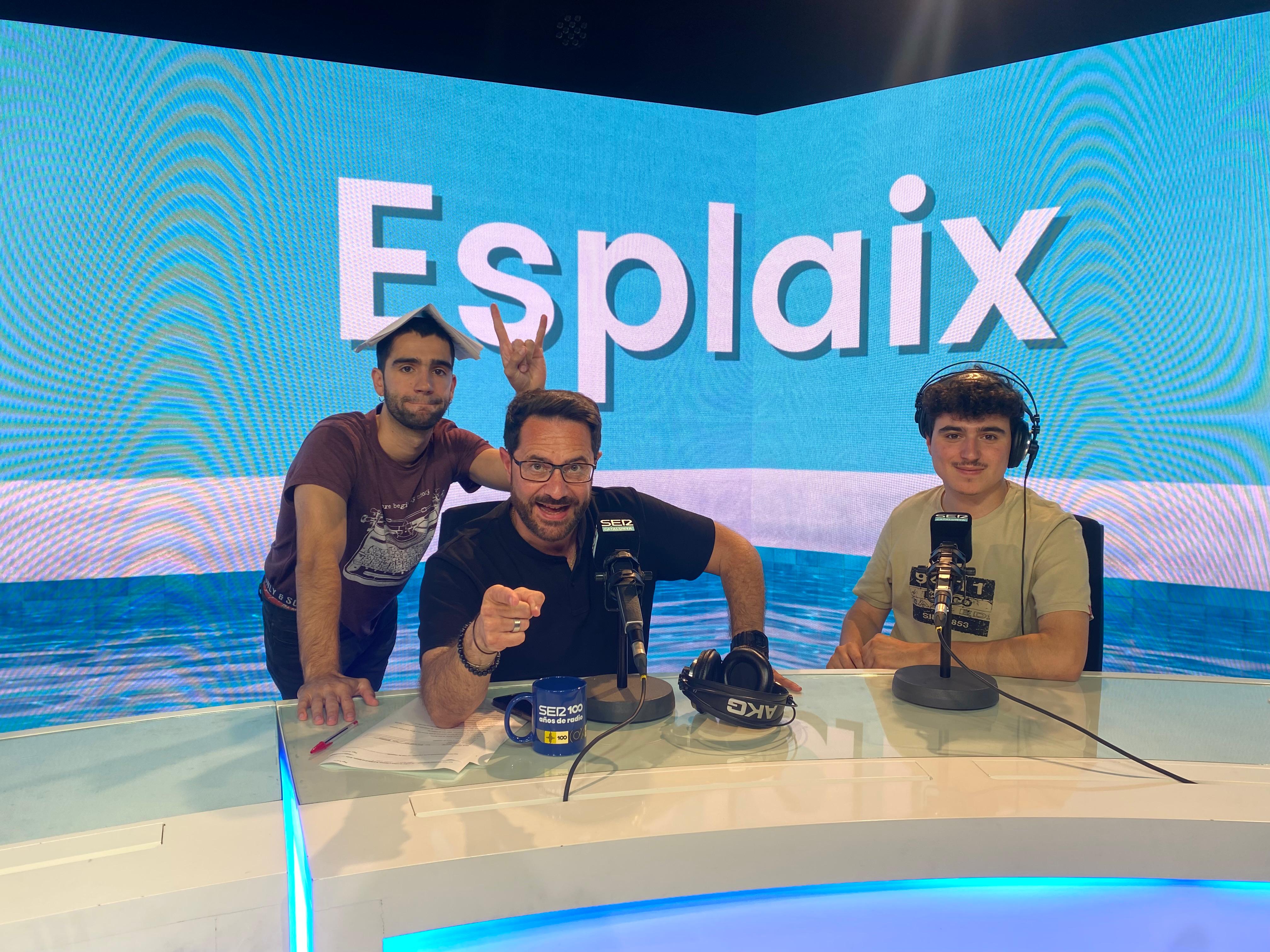 Jordi Cartañá, Marc Tarrida i Marc Altet del programa &#039;Esplaix&#039; a l&#039;estudi Toresky de Ràdio Barcelona