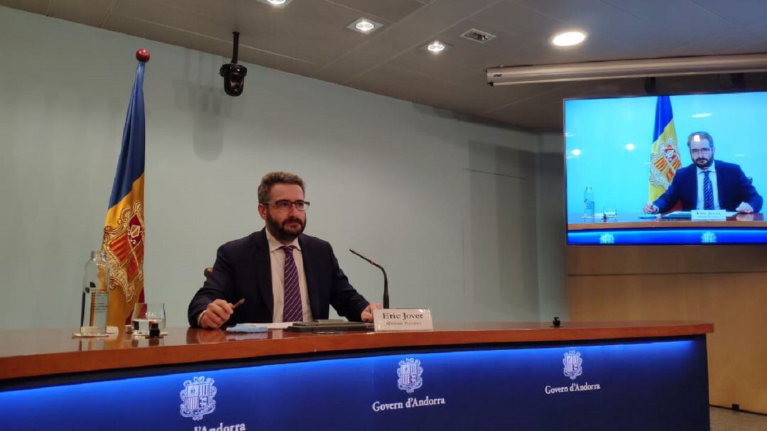 El ministre Portaveu i de Finances, Eric Jover.