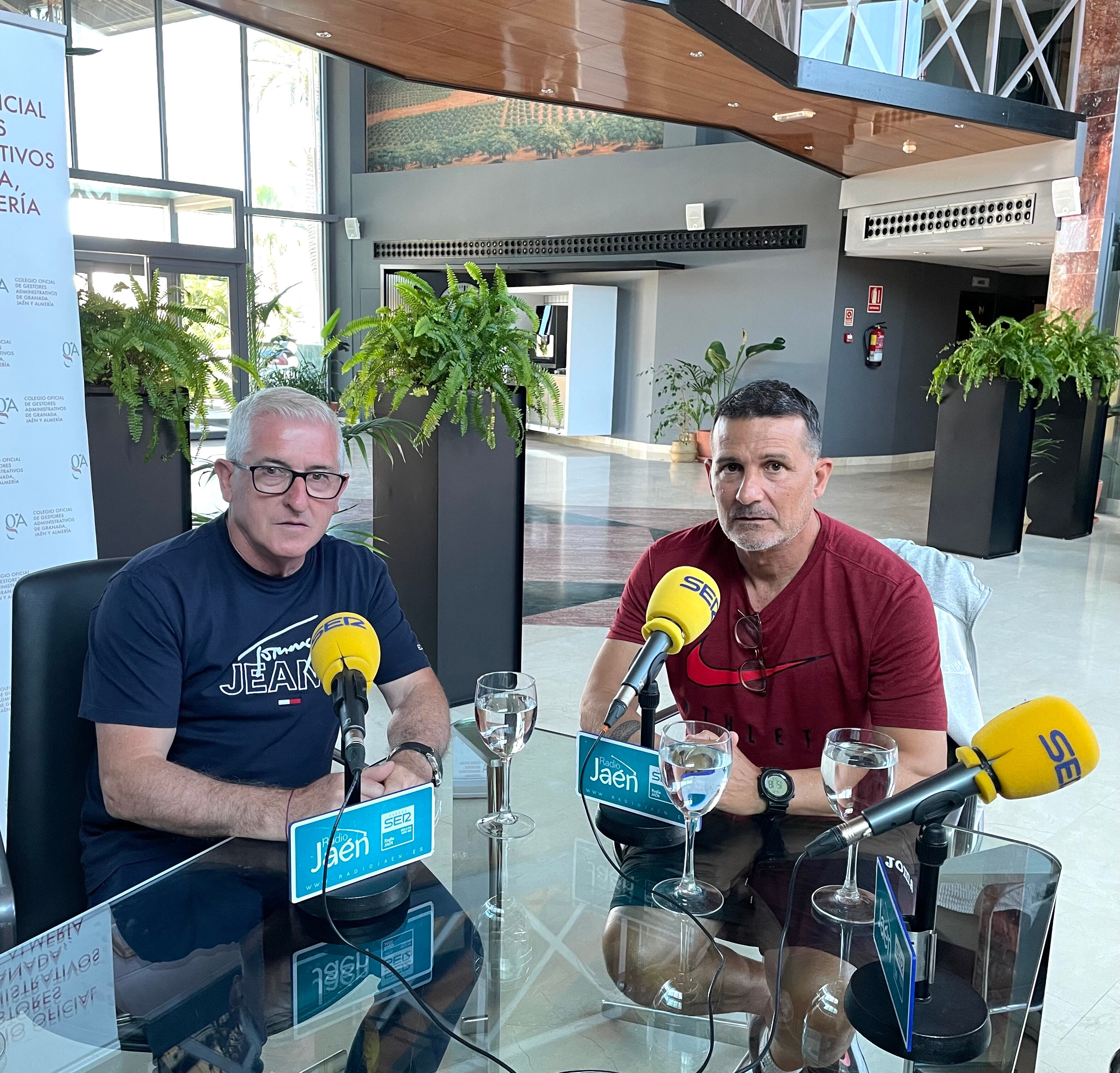 Tanto Antonio Rueda como Chumilla hicieron análisis de la temporada así como del próximo rival del Real Jañén, el At. malagueño, para el play off