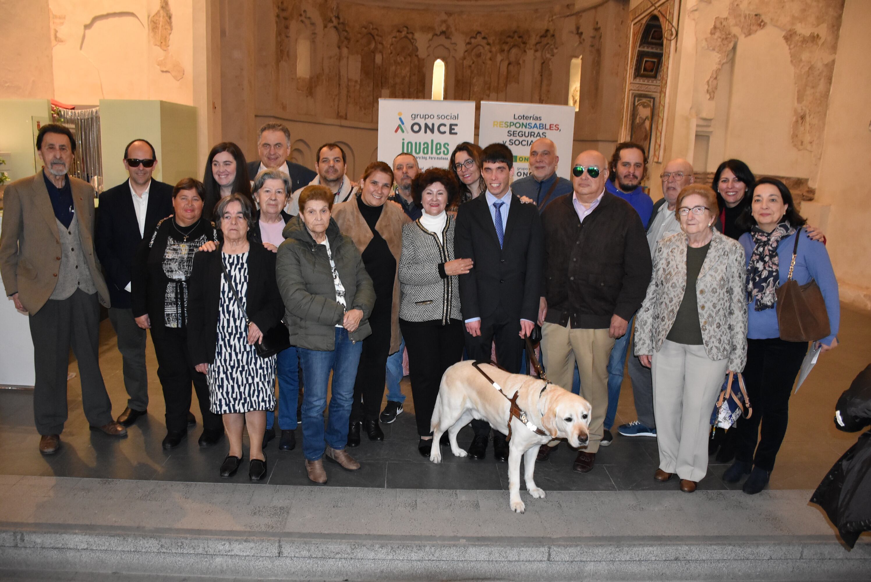 La alcaldesa junto al nuevo director de la ONCE