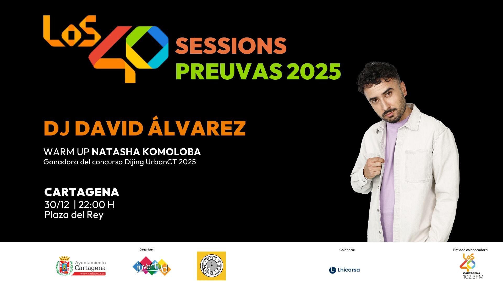 David Álvarez en LOS40 Sessions
