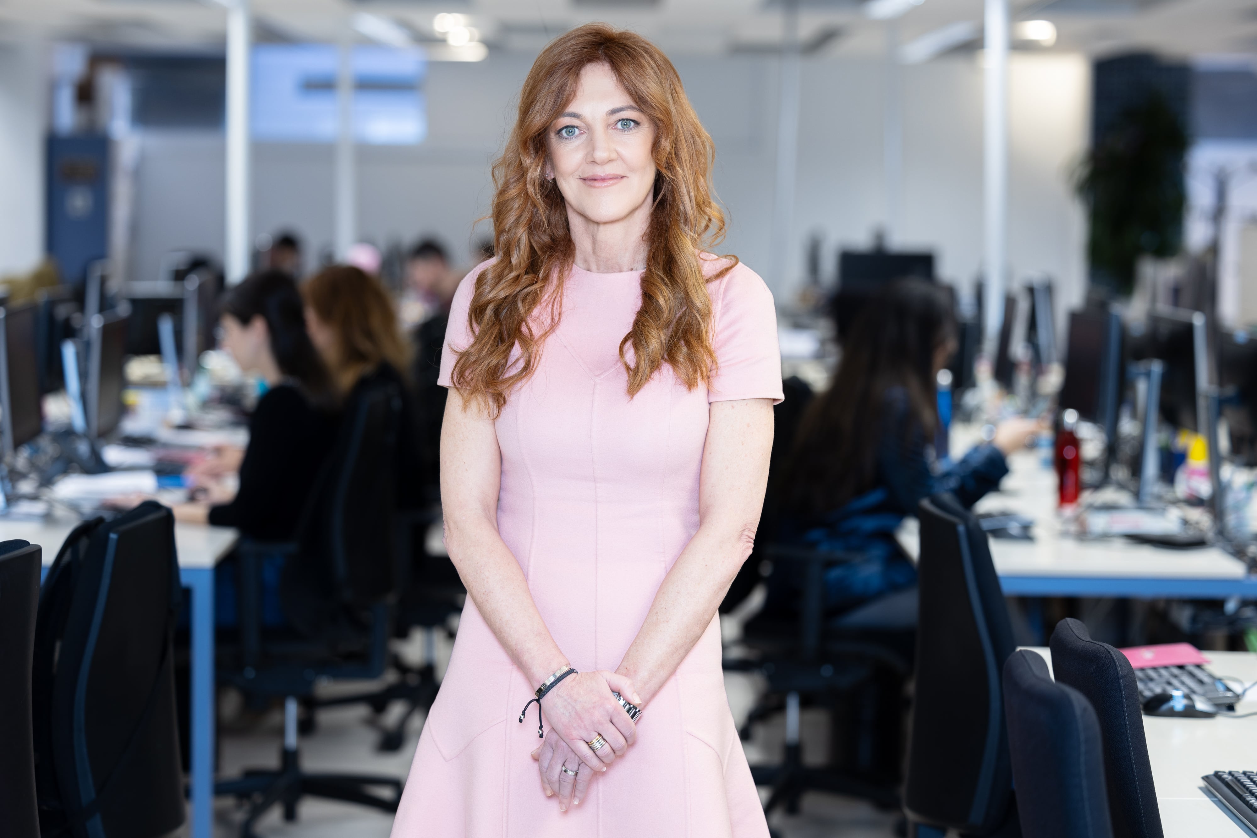 Madrid, sede de EL PAÍS. Sesión fotografías corporativas a Pilar Gil.