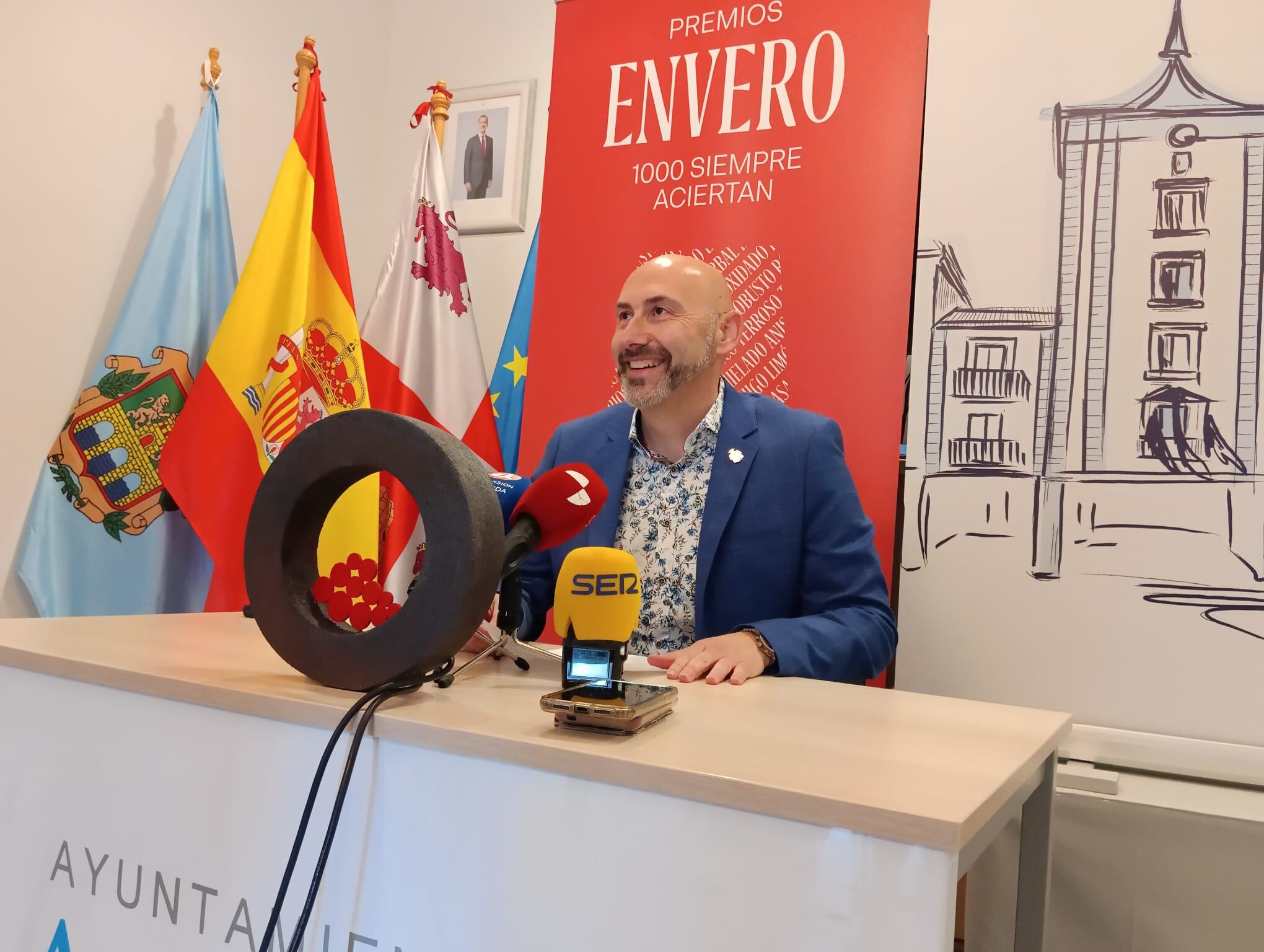 Juan Manuel Martín Abad, en la presentación de los Envero