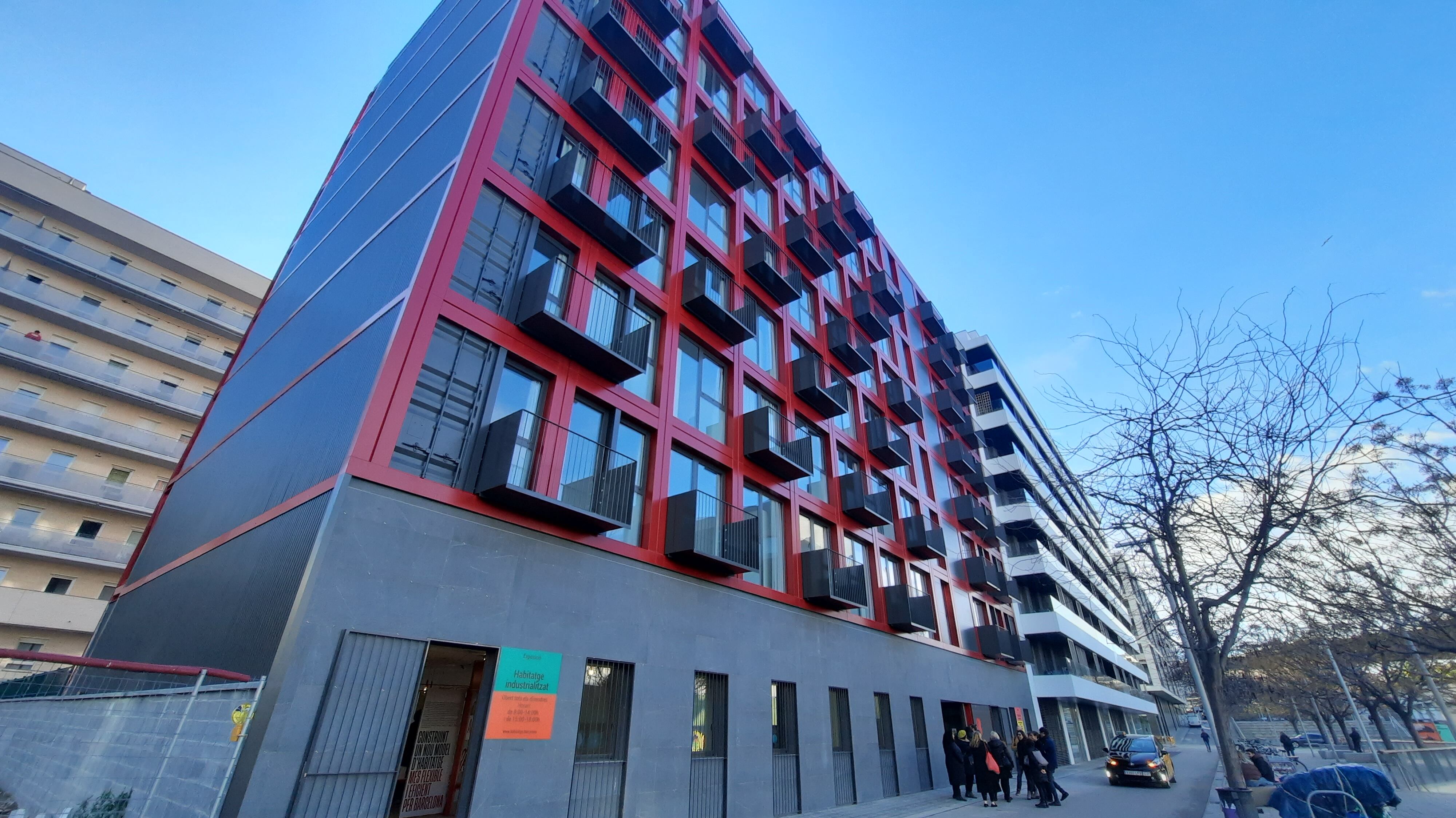 Alojamientos de proximidad provisionales de Glòries (Barcelona).