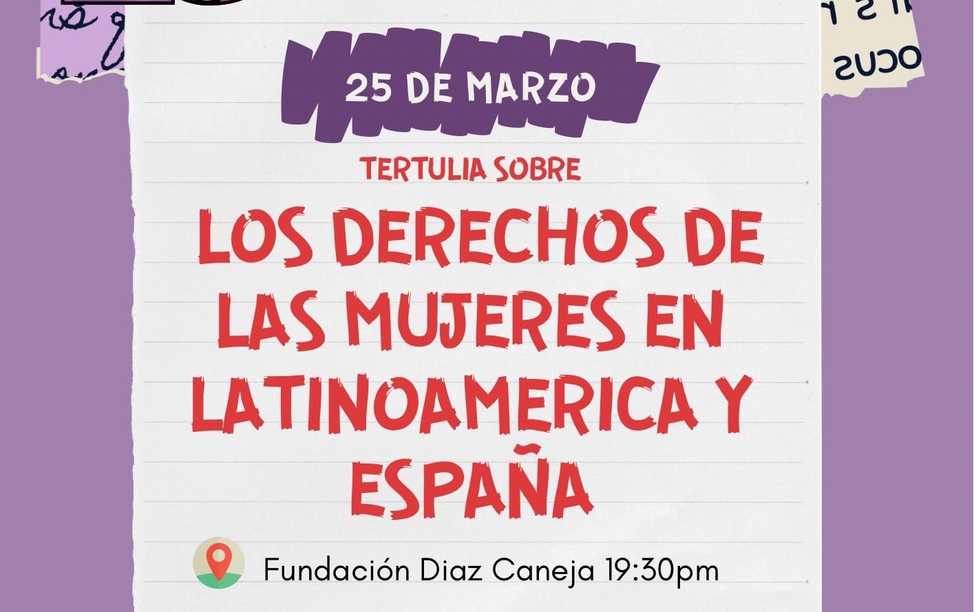 La Caneja acoge una tertulia sobre los derechos de las mujeres en Latinoamérica y España