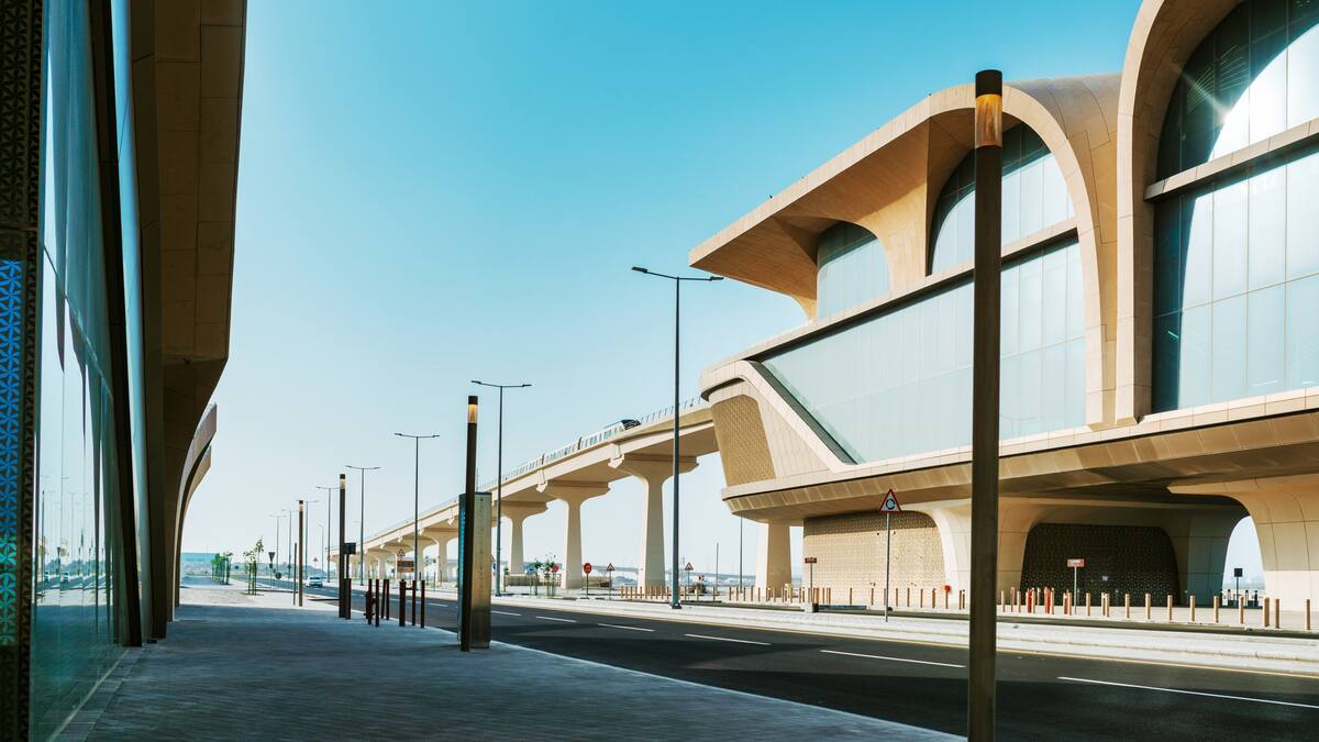 El metro de Doha: futurista y gratuito durante el Mundial
