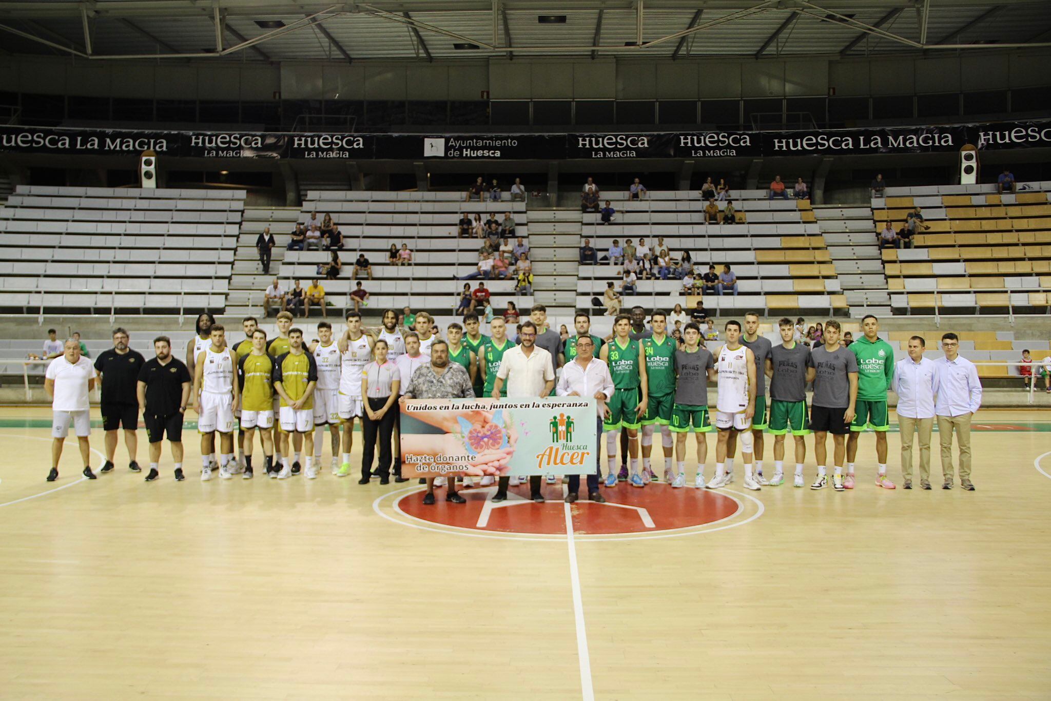 El CB Peñas colaboró con Alcer en este partido