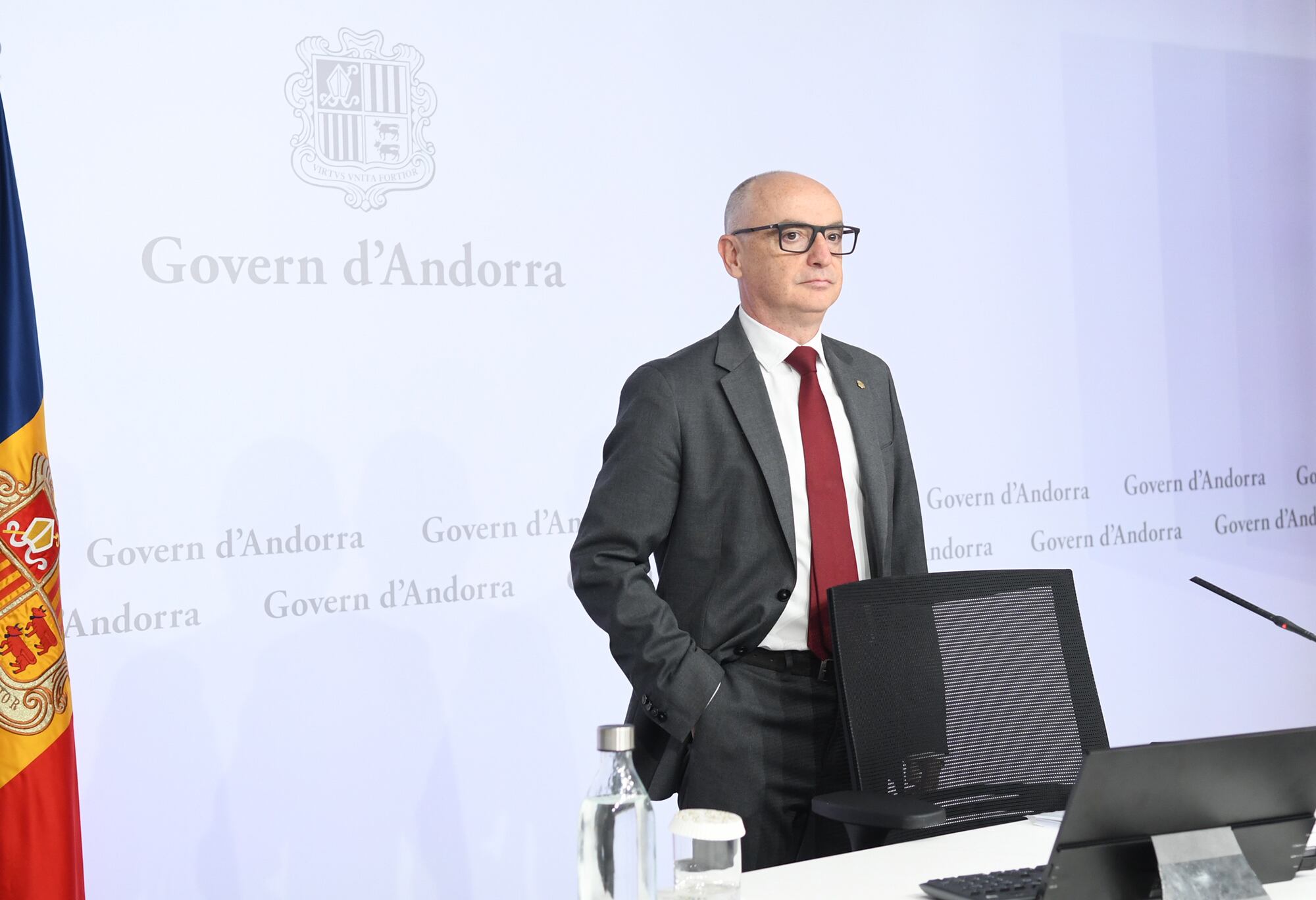 El ministre de Finances, Ramon Lladós, presenta el pressupost del 2026