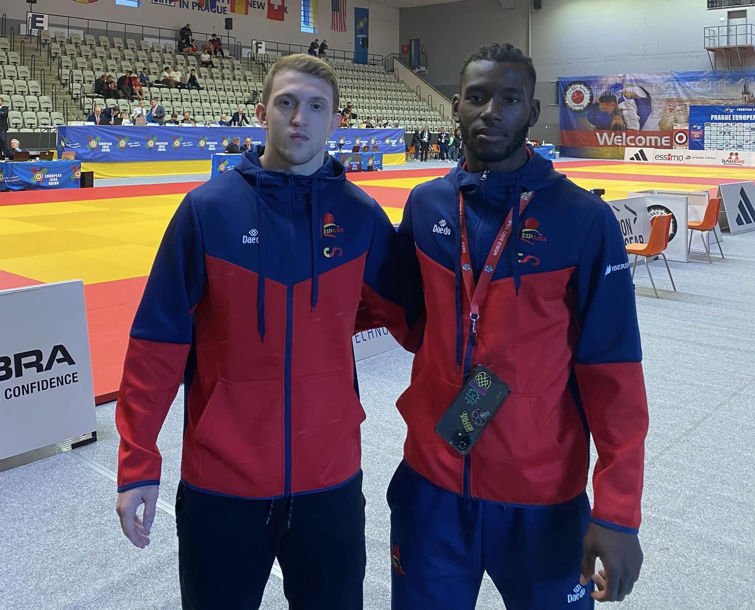 Sergio García y Moussa Macalou del CJ Binéfar participaron en el European Open de Praga 2023