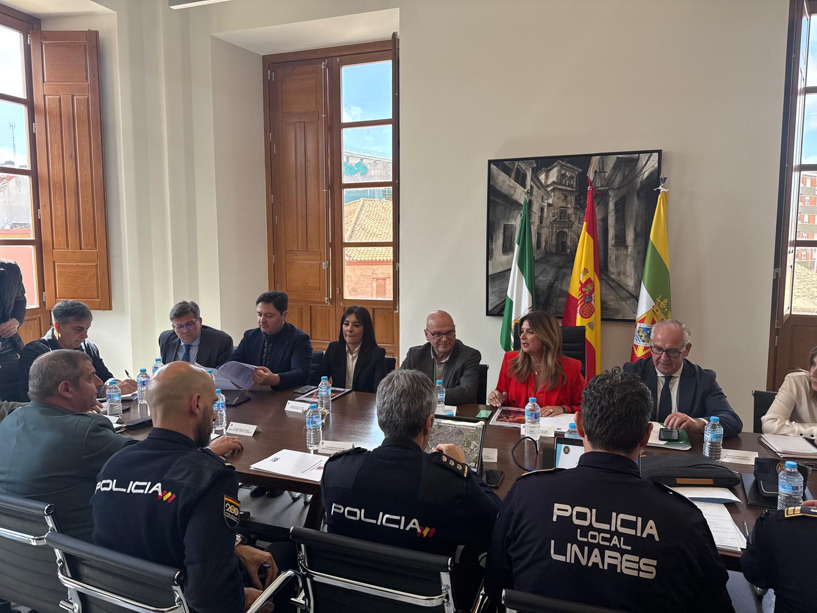 Junta Local de Seguridad celebrada en Linares.