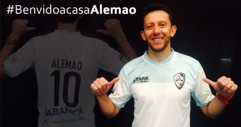 Alemao volverá a defender la camiseta del Santiago Futsal