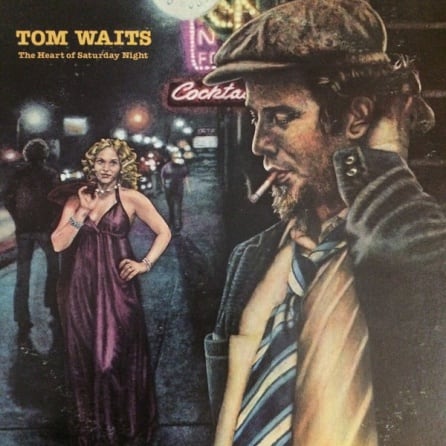 Portada del disco &#039;The heart of Saturday night&#039; de Tom Waits