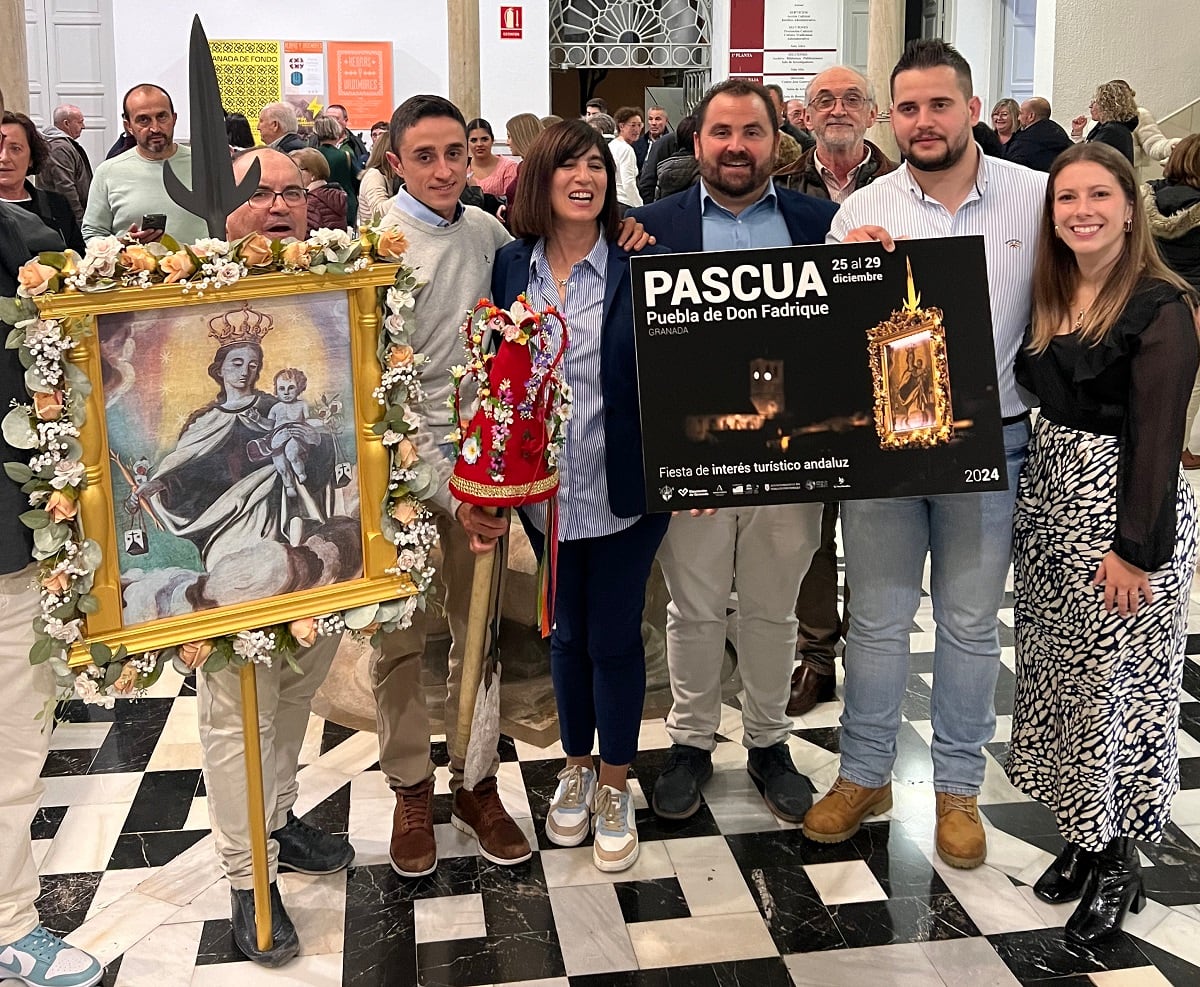 Presentación de la Fiesta de la Pascua de Puebla de Don Fadrique en el Palacio de los Condes de Gabia de Granada