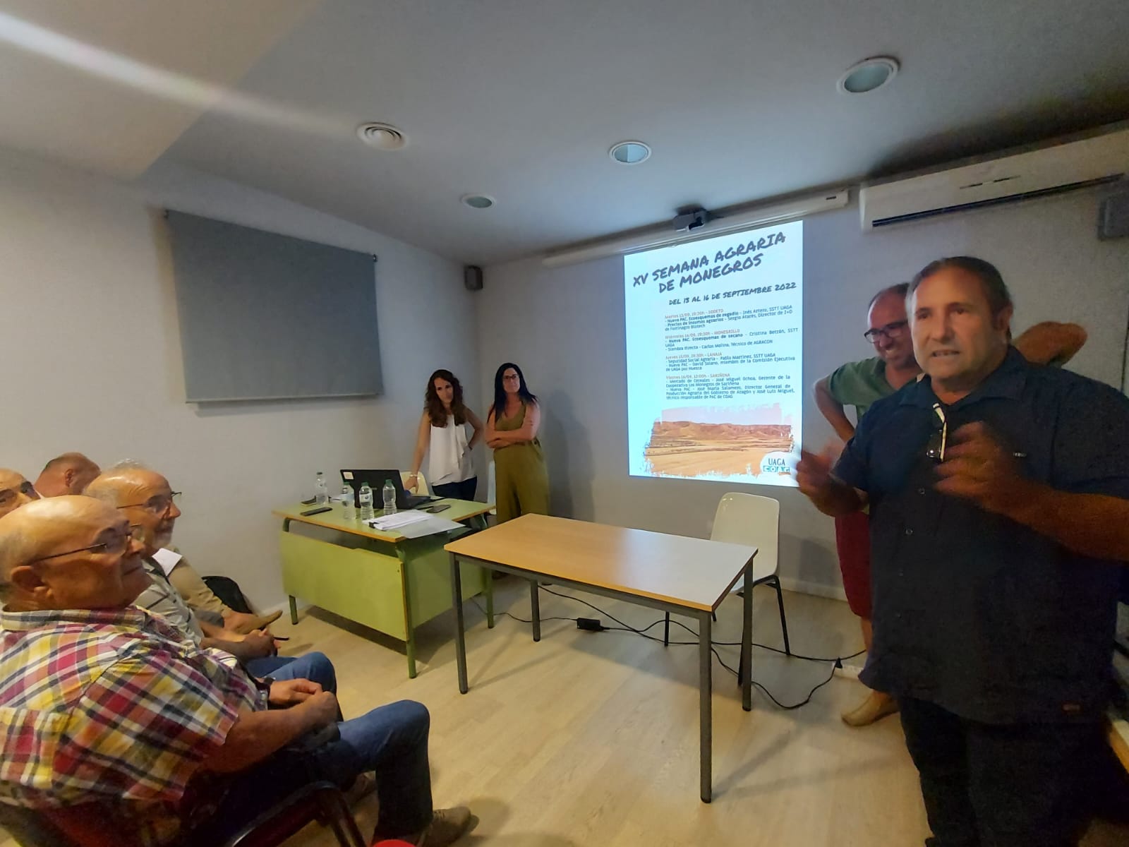 Charla de UAGA sobre la PAC en la Semana Agraria de Monegros, en Sodeto