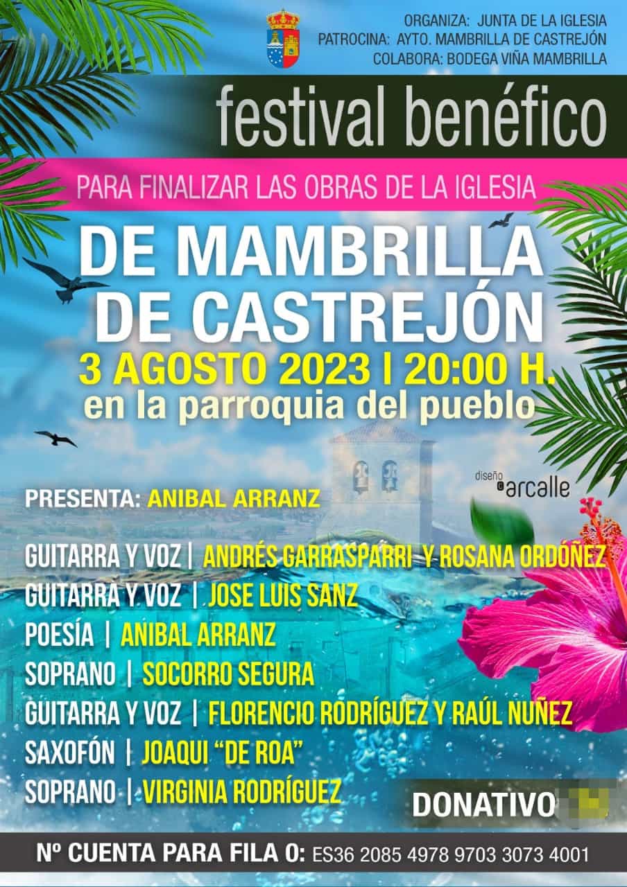 Cartel del recital