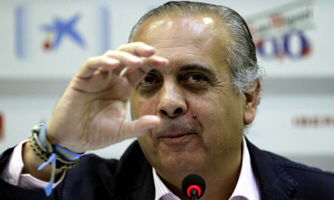 José Luis Sáez, en rueda de prensa para hacer balance tras la eliminación de la selección.