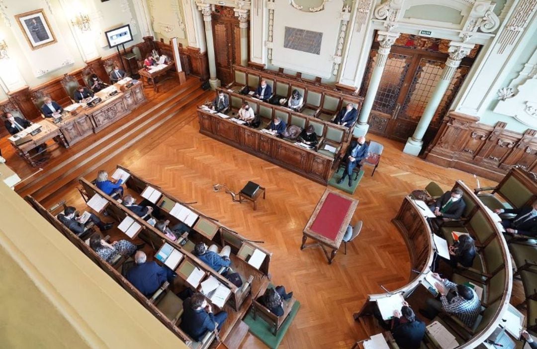 Pleno en el Ayuntamiento de Valladolid