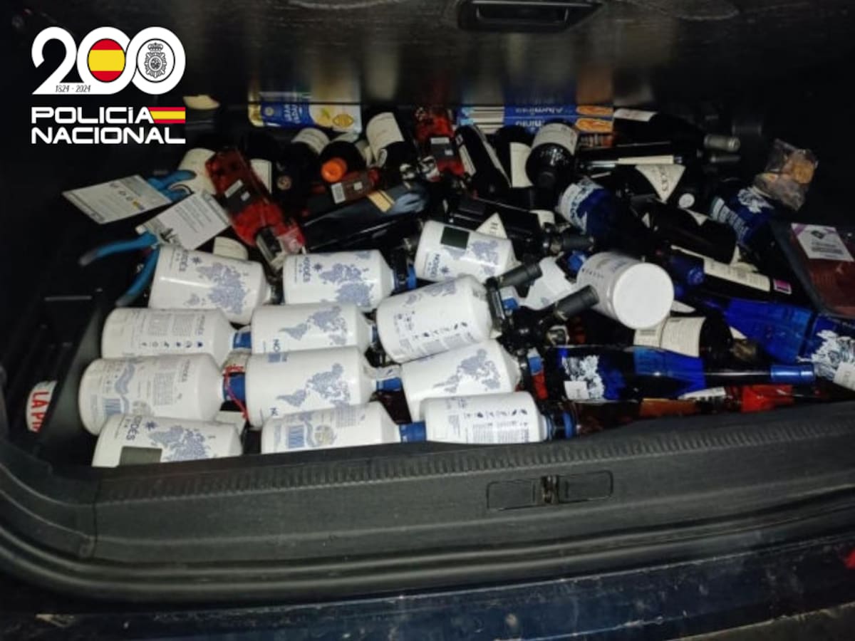 Detenidos por sustraer en supermercados de Burgos botellas de bebidas alcohólicas por valor de 1.400 euros