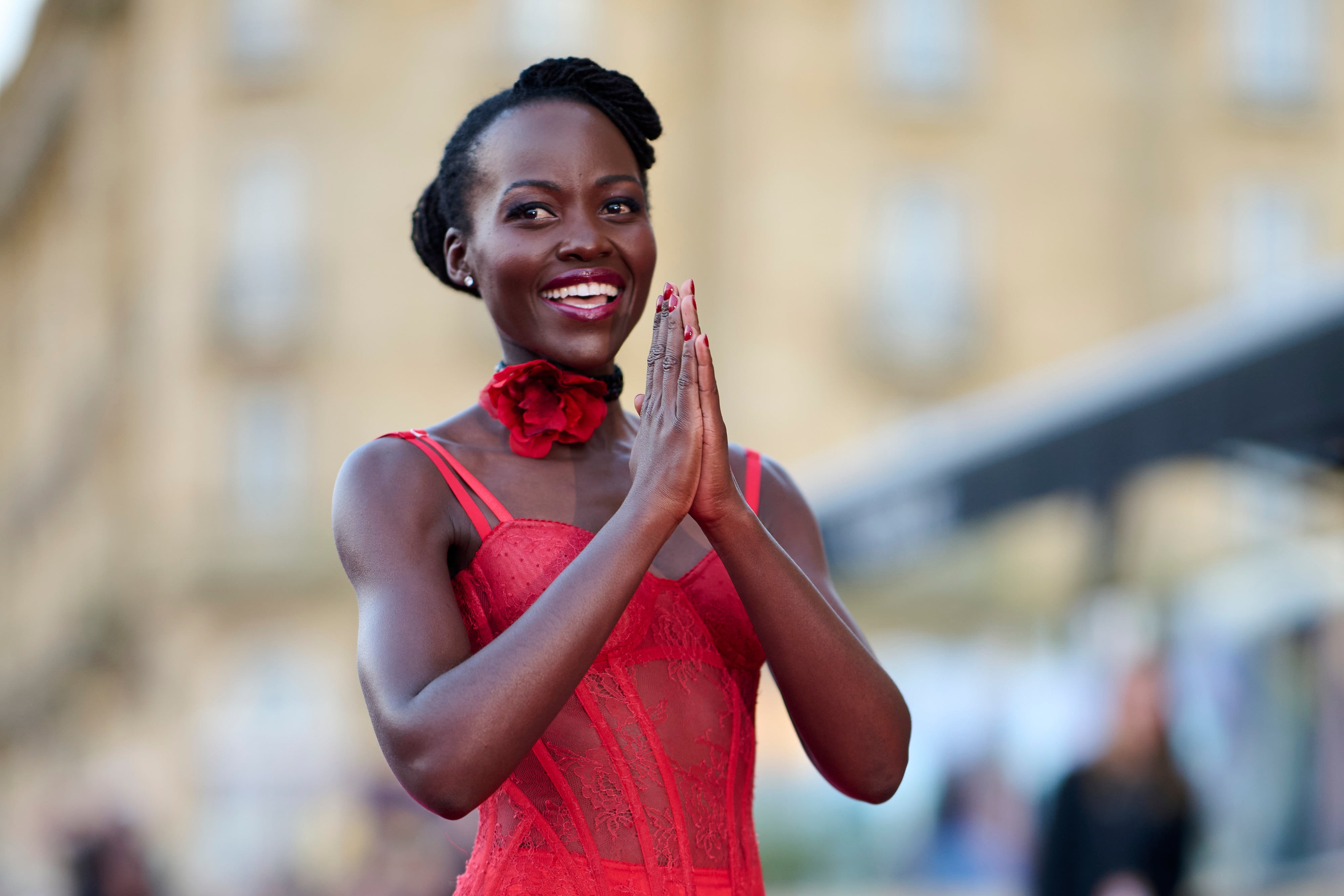 Lupita Nyong&#039;o presenta &#039;Robot salvaje&#039; en San Sebastián (Photo by Carlos Alvarez/Getty Images)