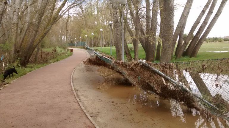 Imagen del estado que presenta el Parque Ribera Sur