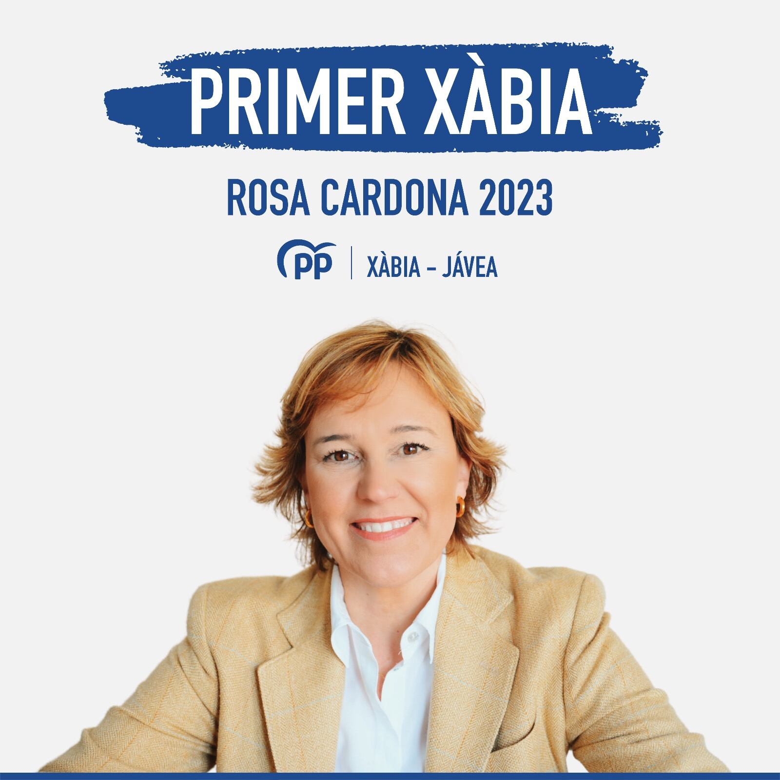 Campaña &#039;Primer Xàbia&#039; lanzada por el PP.