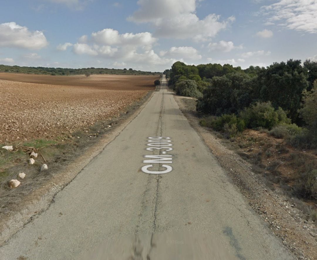 Estado actual de la carretera CM-3009 que va de La Alberca de Záncara a Villaescusa de Haro