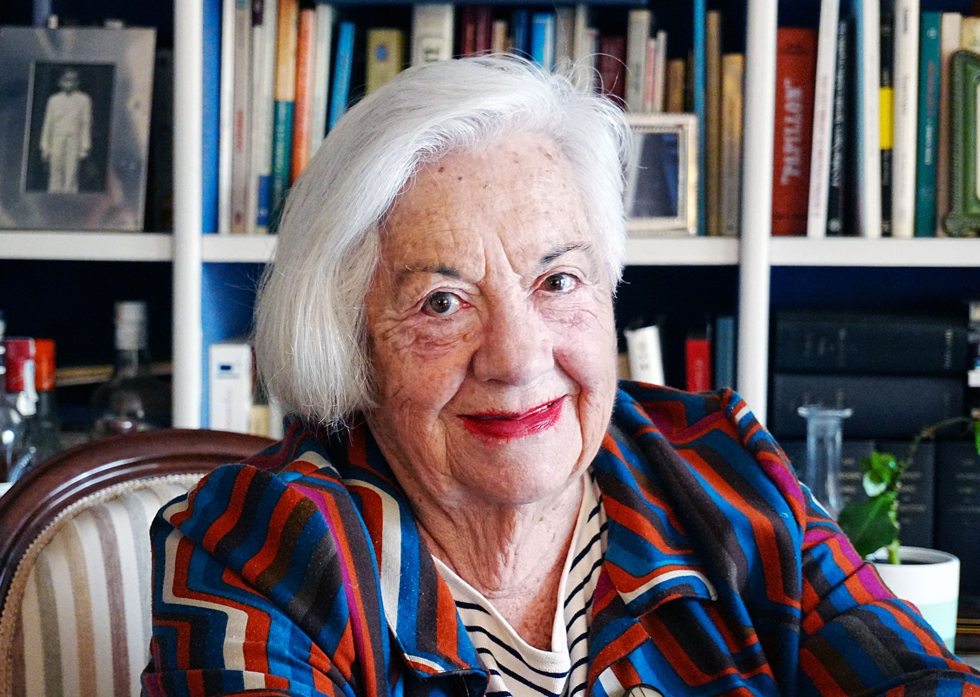 Conchita Mantilla en una entrevista para Legado Cantabria: Fuente: https://legadocantabria.org/conchita-mantilla-rodriguez/ Txatxe Saceda