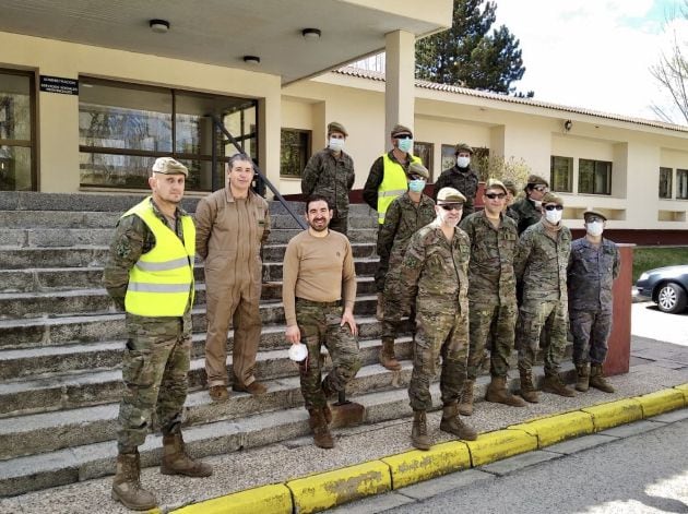 Miembros del Ejército han desinfectado la residencia Infantas Elena y Cristina