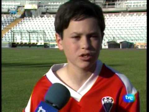 Imagen de archivo de Andrés Iniesta, cuando, de niño, jugaba en el Albacete