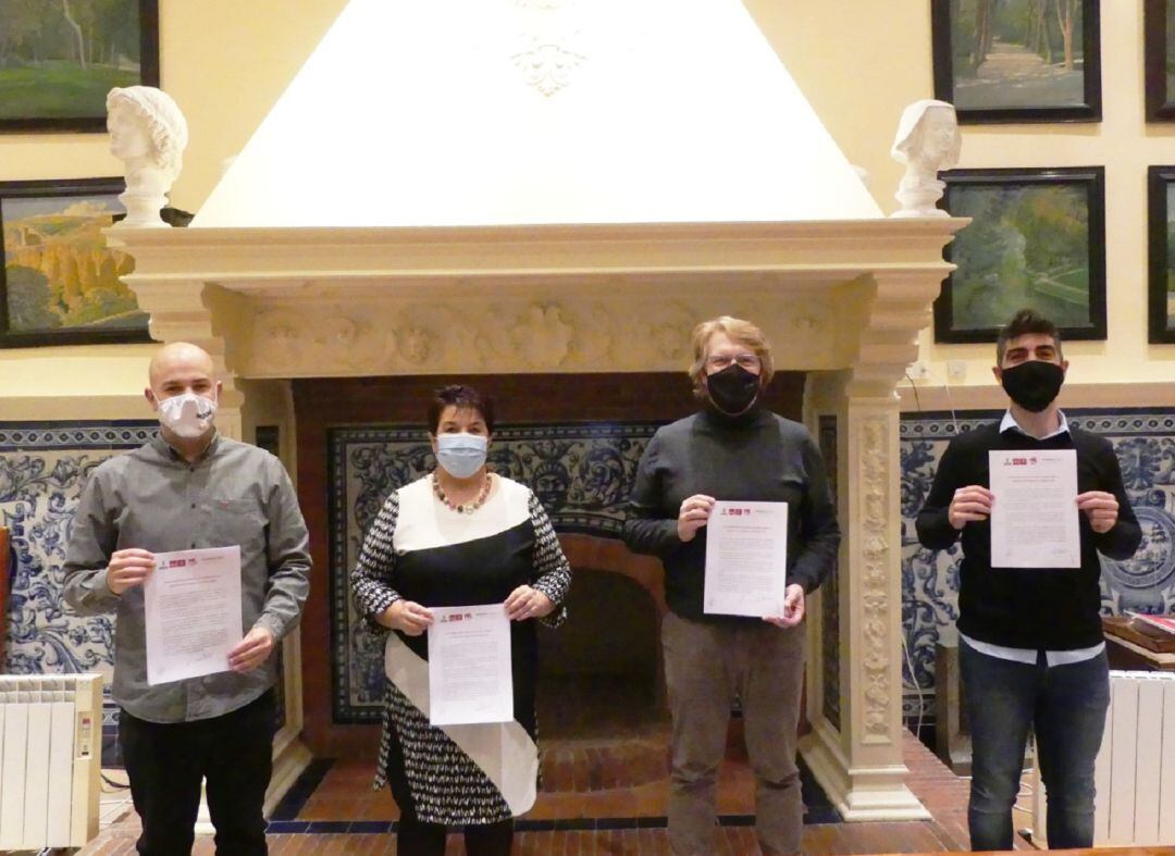  PSOE, IU y Podemos pactan las medidas políticas y económicas para el Ayuntamiento de Segovia en el 2021 