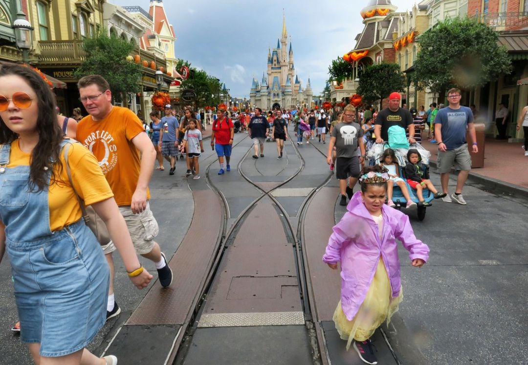 Imagen del Castillo de Cenicienta en Disney World de Orlando