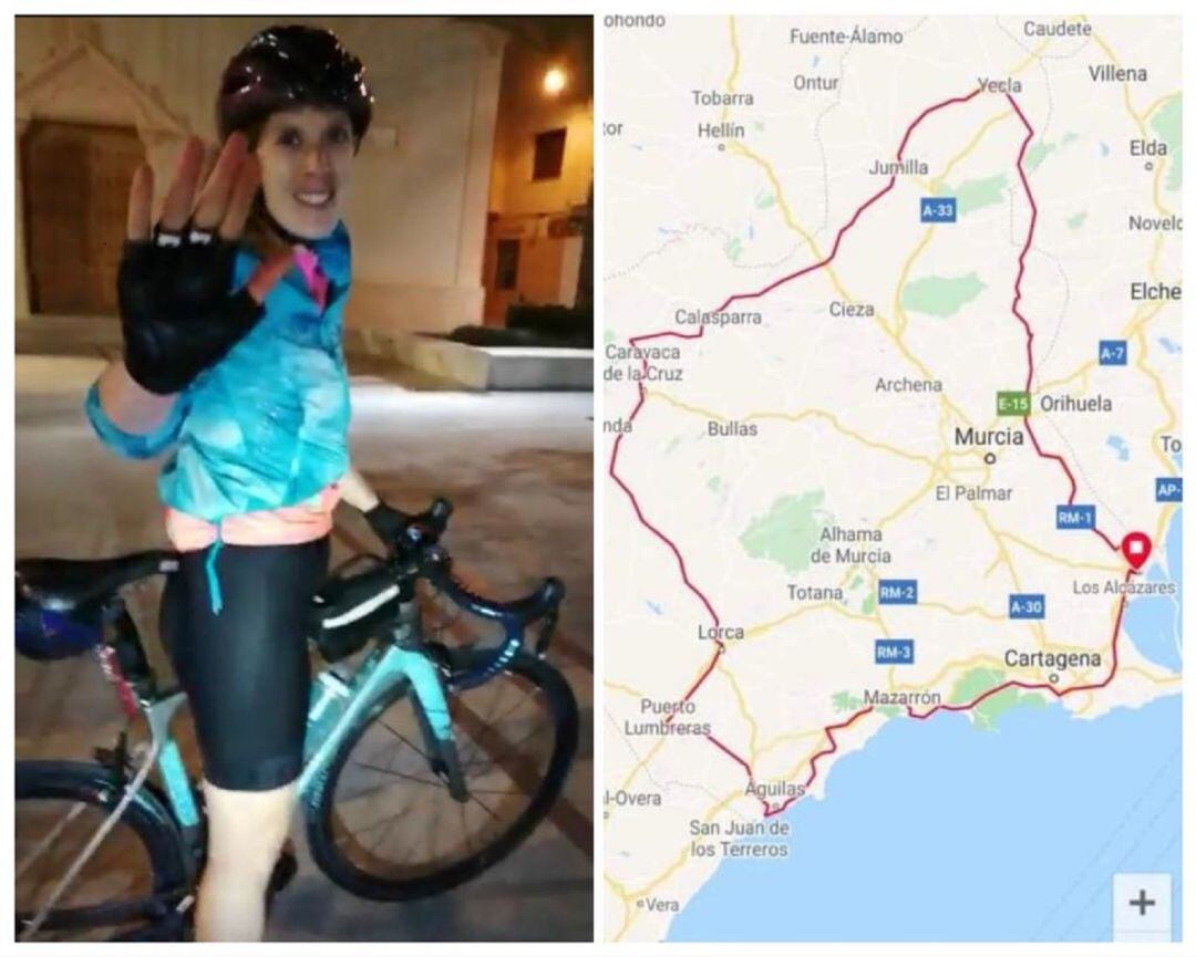 Mary Roca celebra el fin de la ruta por toda la Región de Murcia