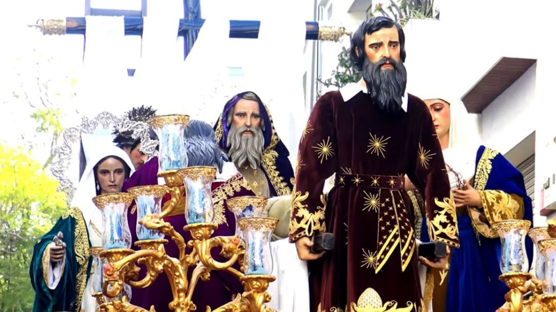 Paso de misterio del Santísimo Cristo de la Caridad en su Traslado al Sepulcro