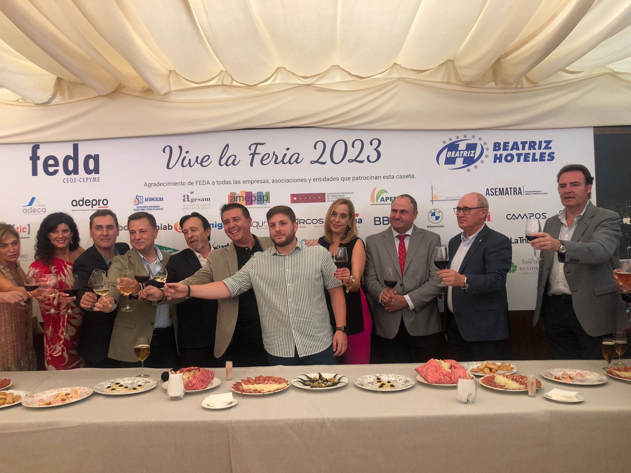 Comida de FEDA en la Feria de Albacete